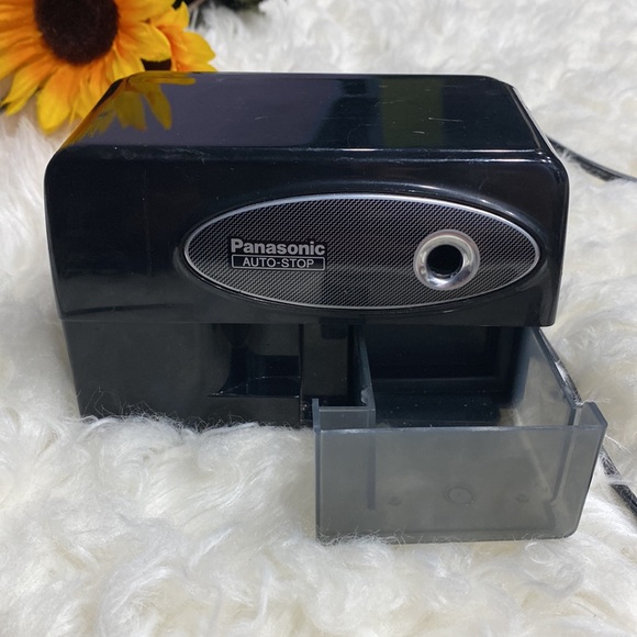 Vintage Panasonic Electric Pencil Sharpener Model KP-310 Black Auto-Stop Tested - Picture 6 of 11